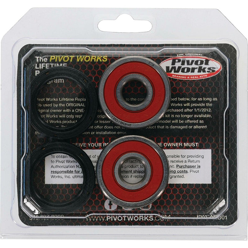 Pivot Works Wheel Bearing Kit Premium - 25-1300-P Yamaha XV1700AT Road Star Silverado 2008-2009