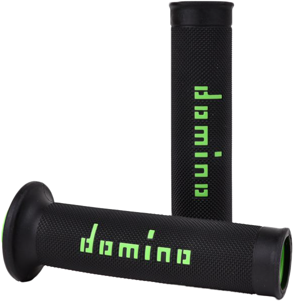 Domino Racing 58-2275 A01041C4440B7-0 MOTOGP GRIPS BLACK/GREEN PAIR