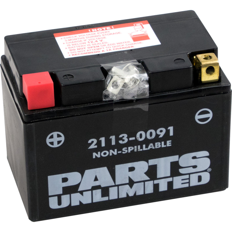 Parts Unlimited Battery - 2113-0091 For Honda Motorcycles 2000-2018 | Yamaha 1200 Super Tenere / Super Tenere 2011-2019