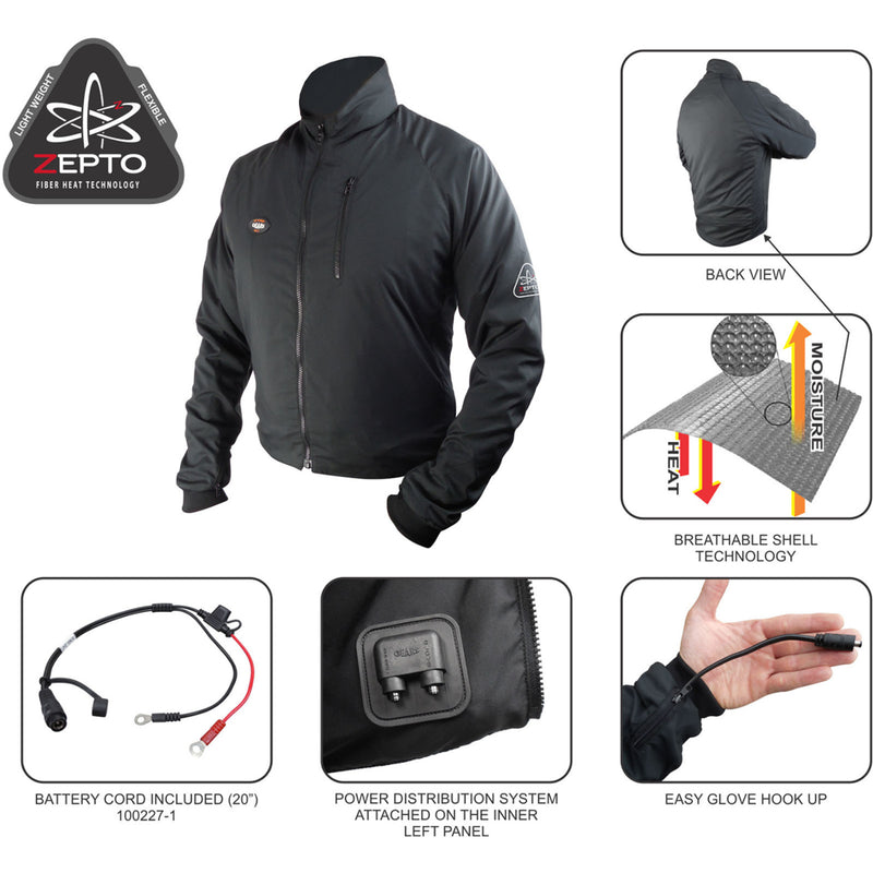 GEARS CANADA Gen X-4 Heated Jacket Liner Black