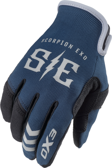 Scorpion Exo 75-61572X G44-077 AIR-STRETCH GLOVES CHARGE BLUE/GREY 2X