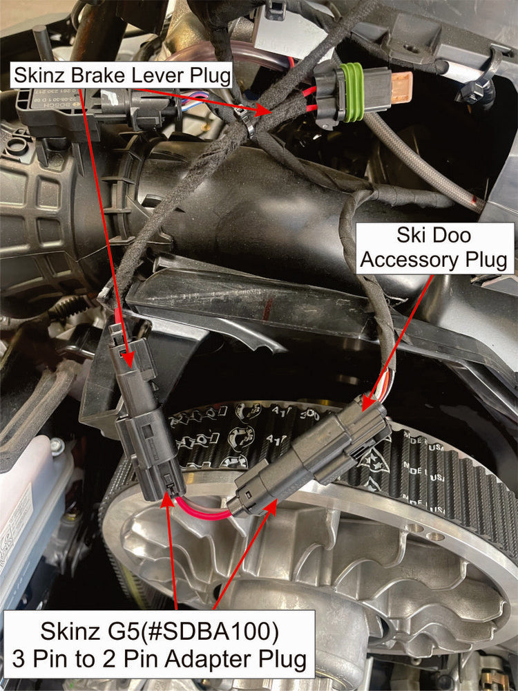 Spg 12-39580 D-SDBA100 3 PIN ADAPTOR FOR HEATED BRAKE S/D