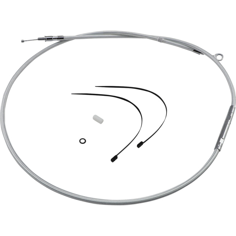 Magnum Shielding High-Efficiency Braided Sterling Chromite II® Clutch Cable 69-1/4" - 32058HE For Harley Motorcycles 1986-2006