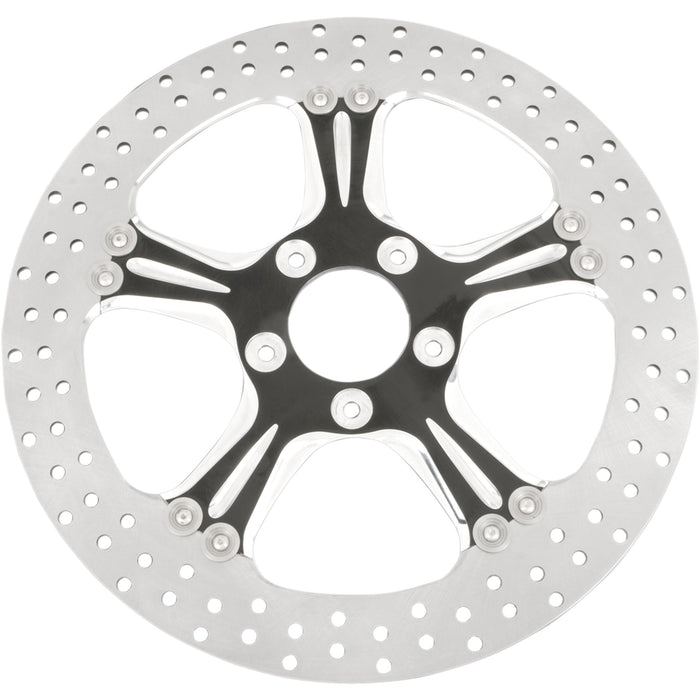 PERFORMANCE MACHINE (PM) 1710-1226 01333015WRASBMP Two-Piece Brake Rotor - 13" - Wrath - Contrast Cut