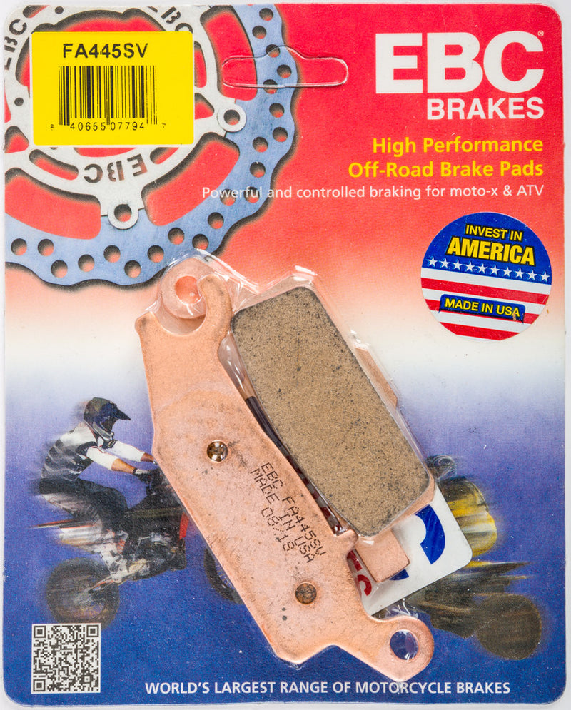 EBC Brake Pads - FA445SV Yamaha Grizzly 2007-2015