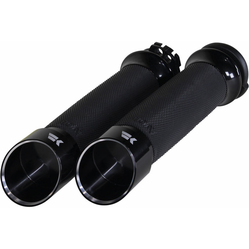 Khrome Werks Edge Grips - 500240 For Harley Motorcycles 1980-2024