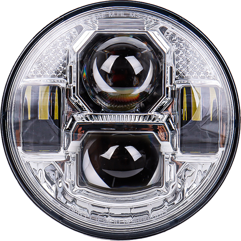 Pathfinder 226-0235 UV5C 5 3/4" LED HEADLIGHT RUGGED ULTRA VIEW CHROME