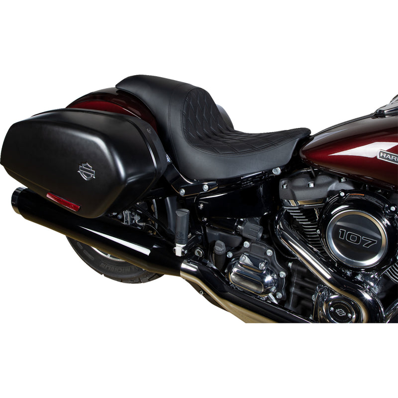 Drag Specialties Seats Predator Seat - 0802-1517 For Harley Softail 2018-2023
