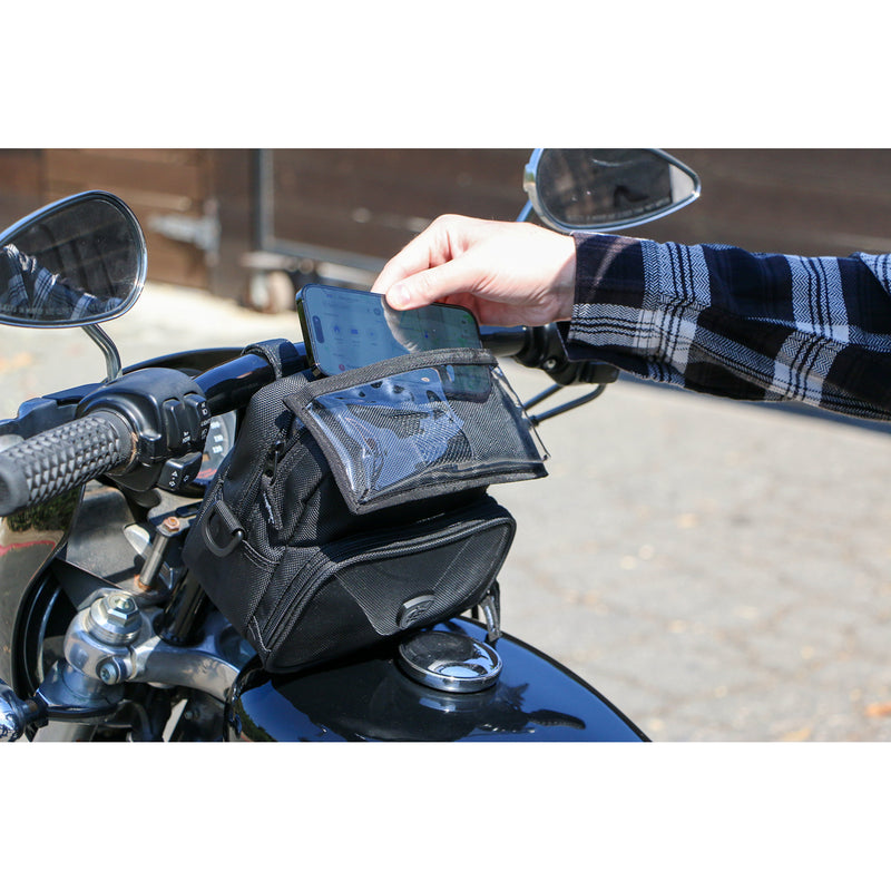 NELSON RIGG 3510-0175 GLHB-L Greg Lutzka Signature Cruiser Handlebar Bag Greg Lutzka Signature Handlebar Bag - Black