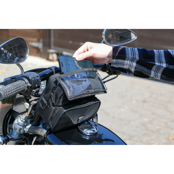 NELSON RIGG 3510-0175 GLHB-L Greg Lutzka Signature Cruiser Handlebar Bag Greg Lutzka Signature Handlebar Bag - Black
