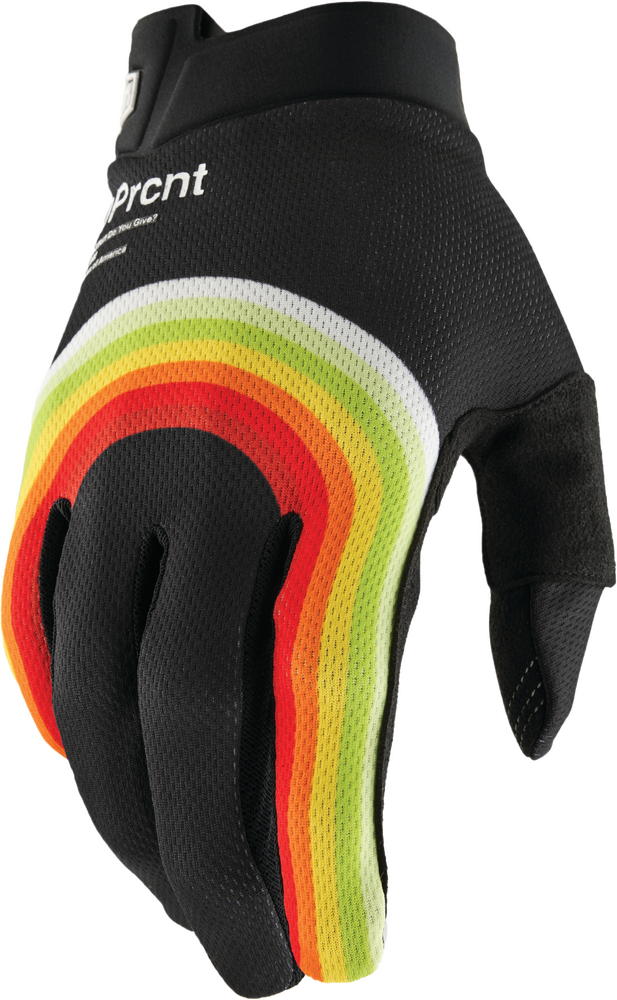 100% 610-6529X 10008-00048 ITRACK GLOVES REWIND BLACK XL