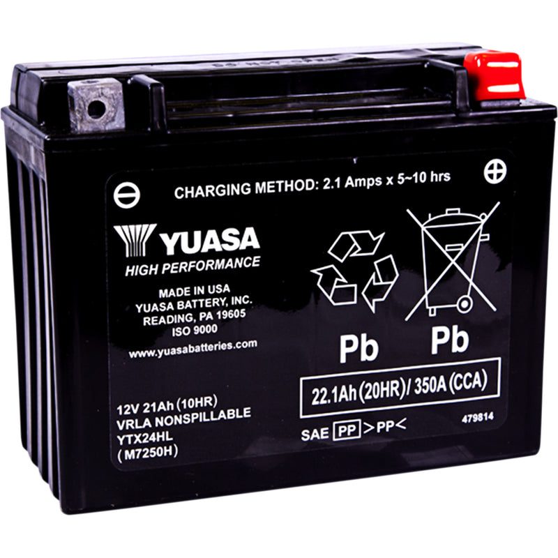 Yuasa YTX Battery - YUAM7250H For Harley Touring 1980-1996 | Yamaha Motorcycles 1978-1999