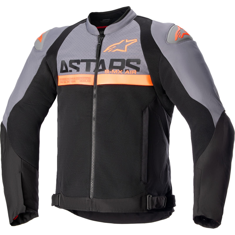 ALPINESTARS SMX Air Jacket Dark - Gray/Black/Orange Fluo