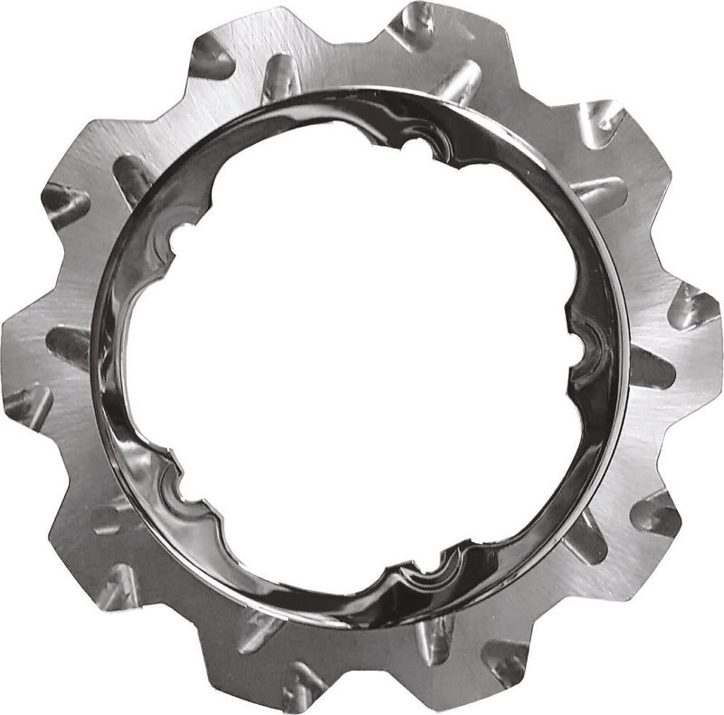 Lyndall Brakes High Carbon Steel Perimeter Rotor Chrome 11.8" - 2003-1022 For Harley Night / Street / Rod 2006-2017