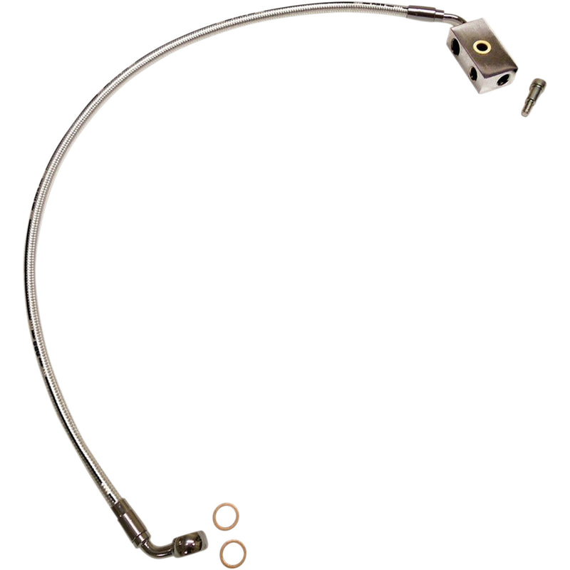 Magnum Shielding Designer Series Brake Line - AS37027 For Harley Softail 2018-2024