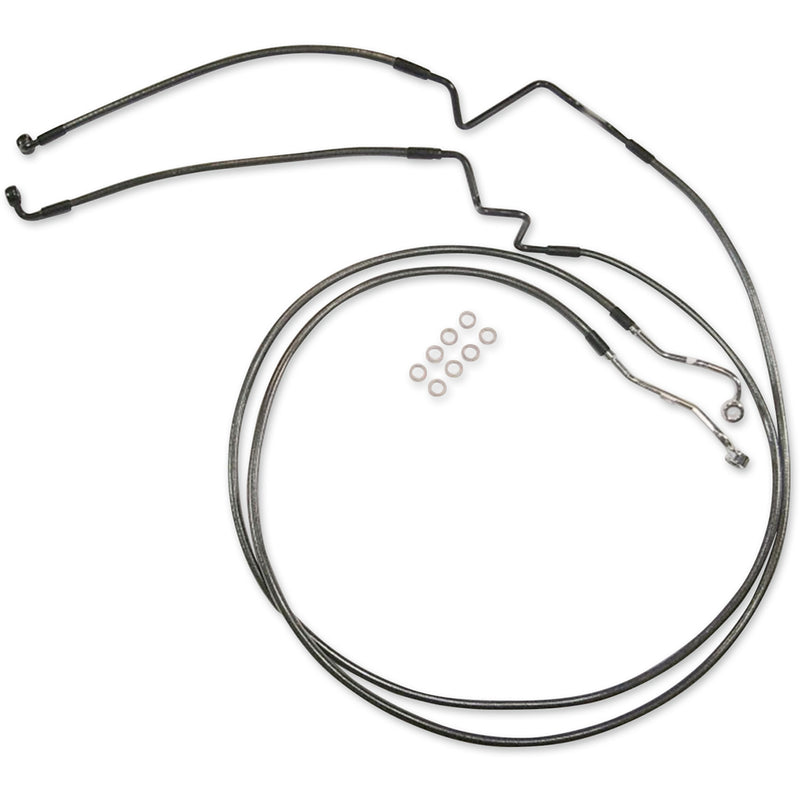 Magnum Shielding Brake Line - 37031 For Harley Touring 1994-2007
