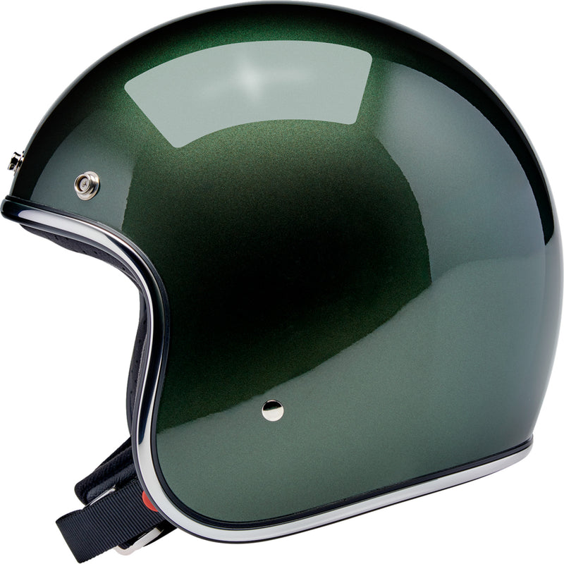 BILTWELL Bonanza Helmet — Metallic Sierra Green