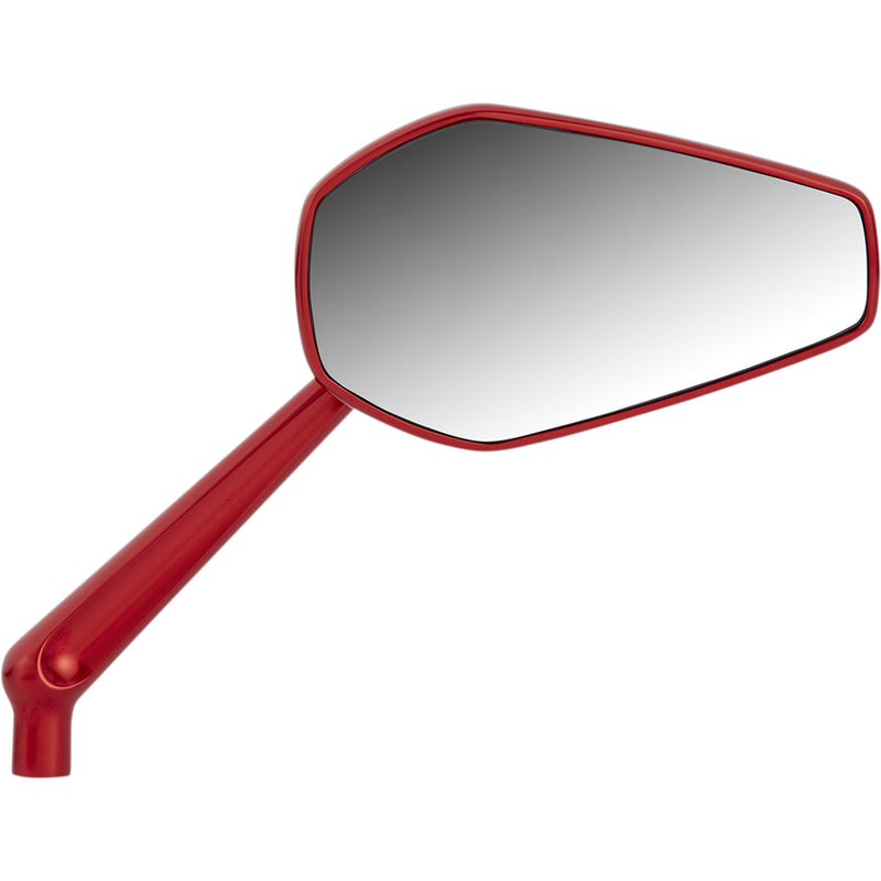ARLEN NESS 0640-1391 13-155 Mini Stocker Forged Mirror - Mini/Stocker - Side View - Hexagon - Red - Right