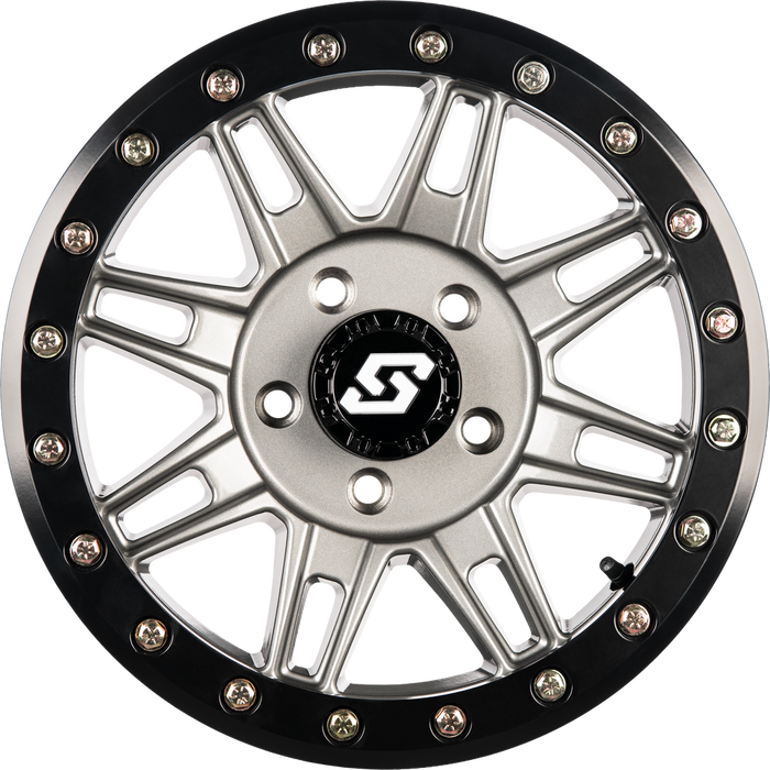 Sedona 570-9134 A-S24G-57056+10 CLUTCH BDLK WHEEL 15X7 4/156 +10MM GUNMETAL/BLK