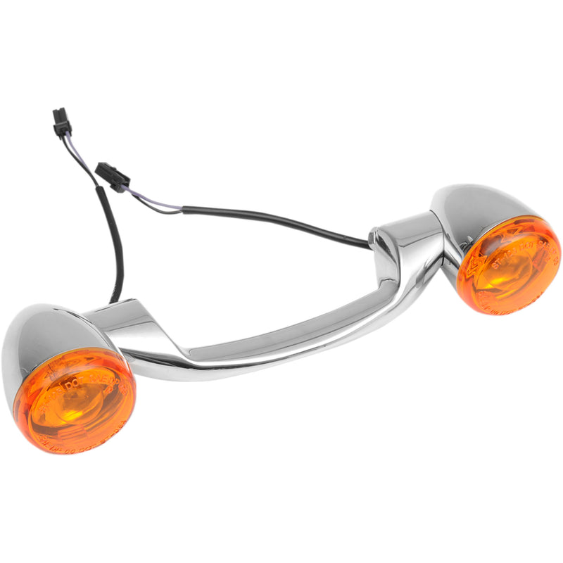 Drag Specialties Turn Signal Assembly For Harley Motorcycles 1999-2023