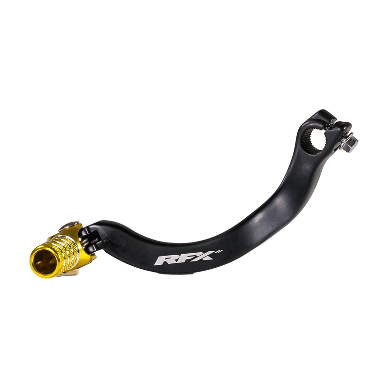 RFX Race Shift Lever Yellow - FXGP 30100 55YL Suzuki RM 125 1989-2008
