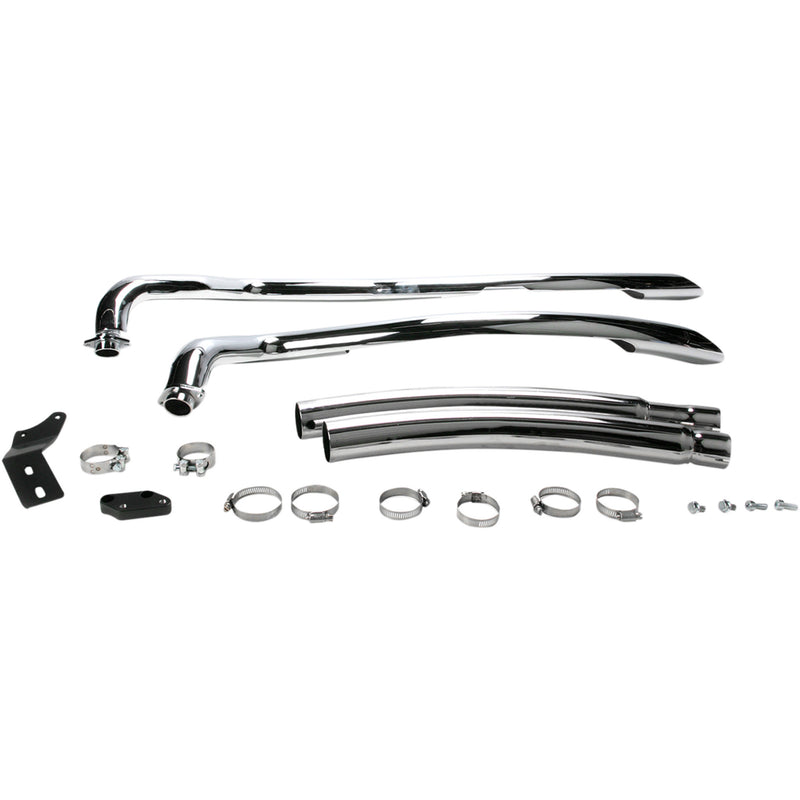 Cobra Speedster Swept 2-Into-2 Exhaust System - 4218 Kawasaki 900 2006-2016
