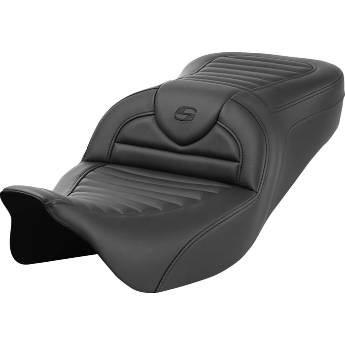 SADDLEMEN 0801-1820 808-07B-20200 Roadsofa™ Standard Reach Seat - without Backrest - Tuck-n-Roll - FL '08-'23