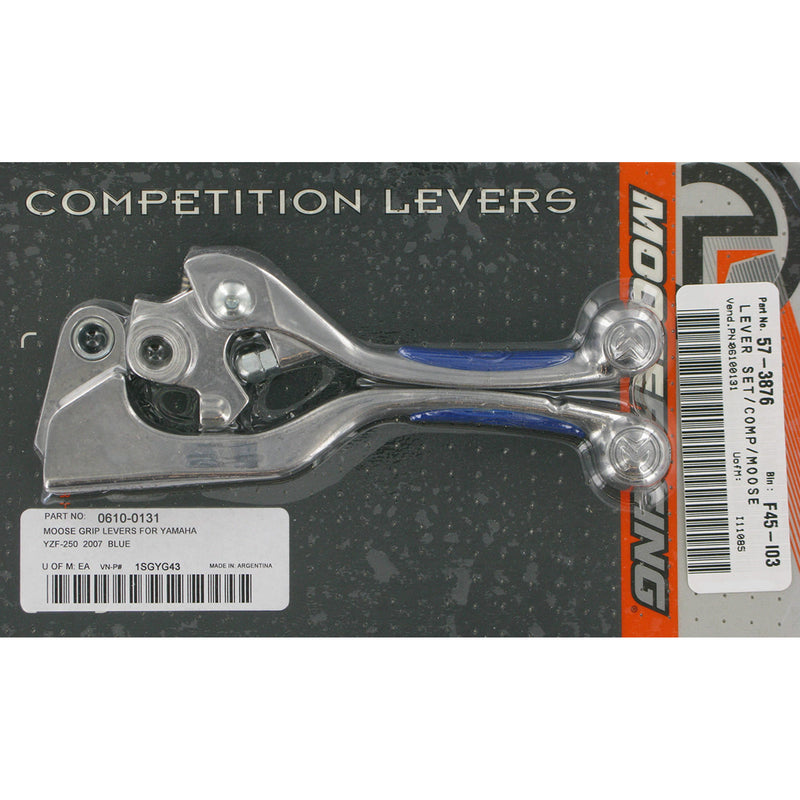 Moose Offroad Competition Lever Set - 1SGYG43 For Yamaha YZ 250 / YZ 125 / YZ 450 2007-2014 | Kawasaki KX 250 / KX 450 2013-2018