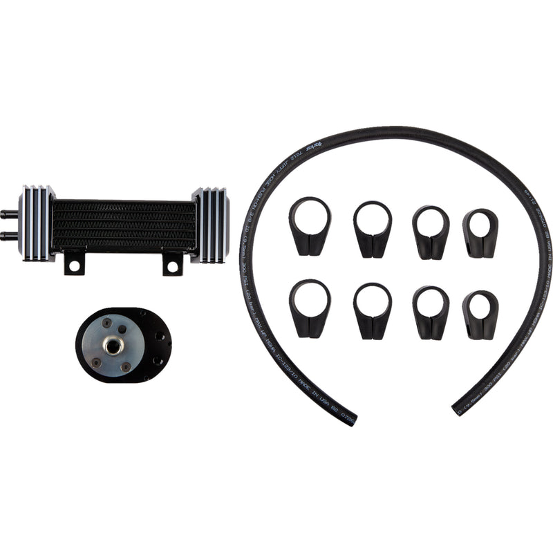 Jagg Oil Coolers Deluxe Oil Cooler - 750-1000-0323 For Harley Motorcycles 1984-2017