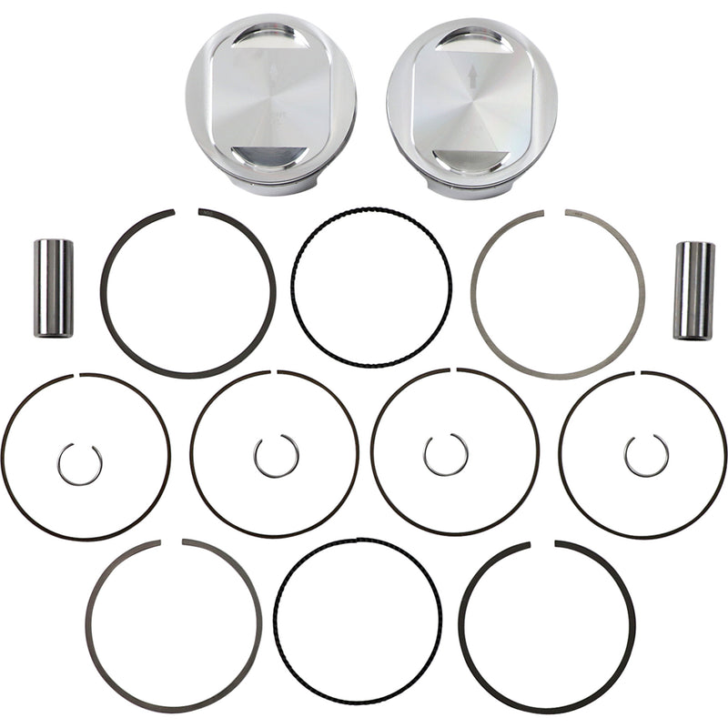 JE Pistons Piston Kit - 324720 For Harley Motorcycles 1999-2006