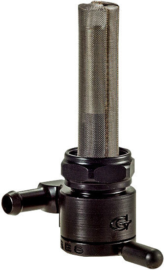 Golan 274-0718 76-312F-BLK 22MM PETCOCK FORWARD BLACK 5/16 HOSE