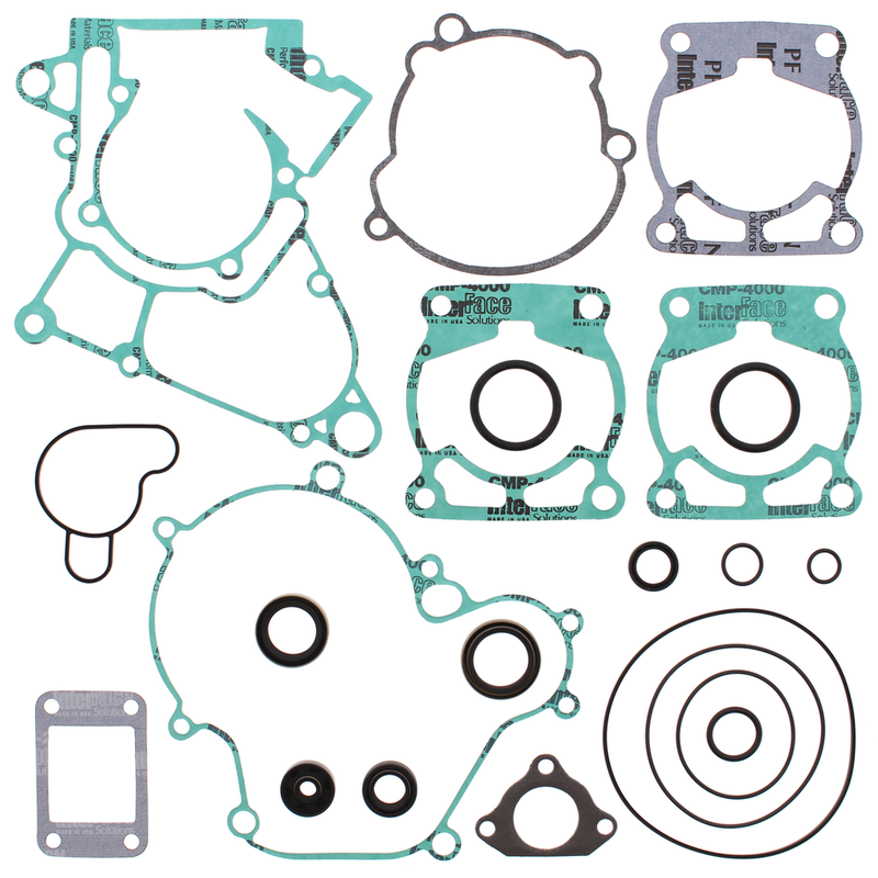 Vertex Complete Gasket SET With OIL Seals - 811337 For KTM SX 50 / 50 Pro Junior / 50 Mini / 50 2009-2023 | Husqvarna TC 50 2018-2023