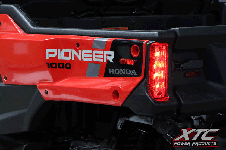 Xtc Power Products Auto Turn Signal Kit W Billet Lever AND Front DRL Lights Honda Pioneer - ATS-L-HON-1000-DRL Honda Pioneer 2015-2025
