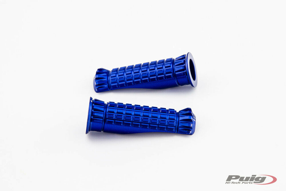 Puig Hi-tech Parts 561-09192B 9192A FOOTPEGS R-FIGHTER BLUE
