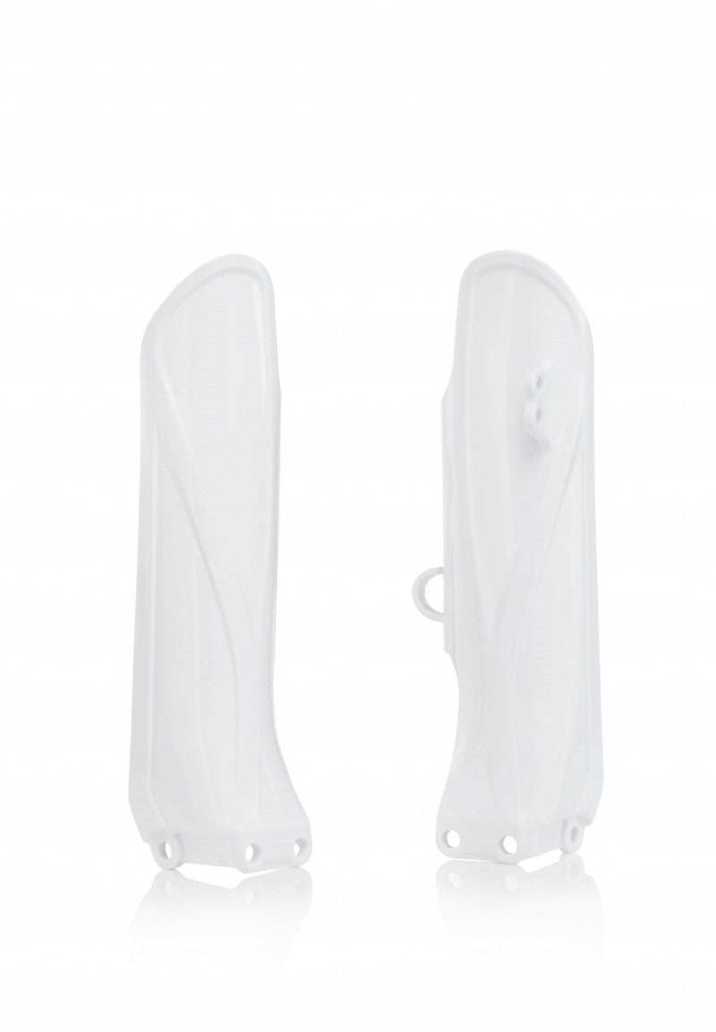 Acerbis 2742650002 19-24 Yamaha YZ85 Lower Fork Cover Set - White - Photo - Primary