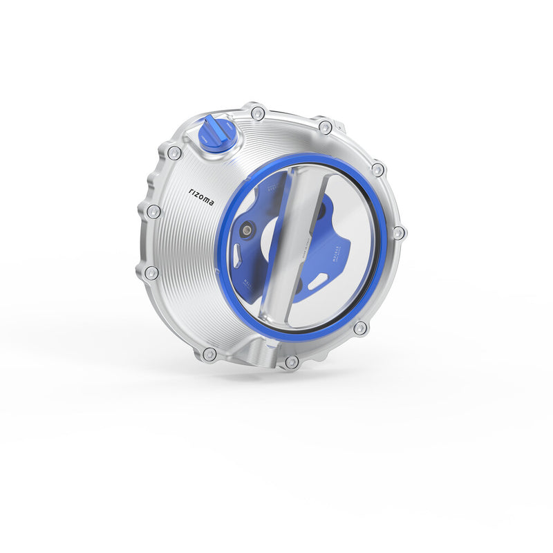 Rizoma 58-ZBW109A ZBW109A CLUTCH COVER SILVER/BLUE BMW