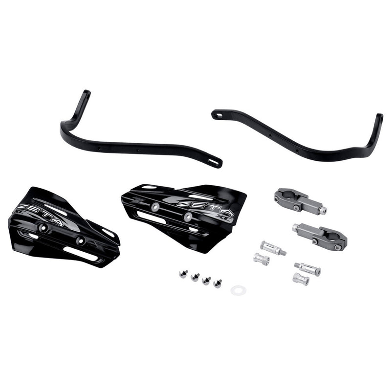 Zeta 634-5101KB ZE72-5009 ARMOR HANDGUARD XC KIT FOR 22.2MM BAR BLACK/BLACK