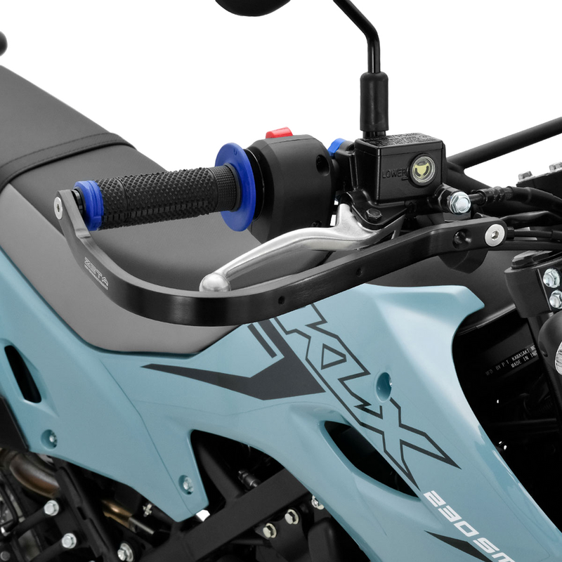 Zeta Adventure Armor Handguards PR Black - ZE72-6231 Kawasaki 230S 2025