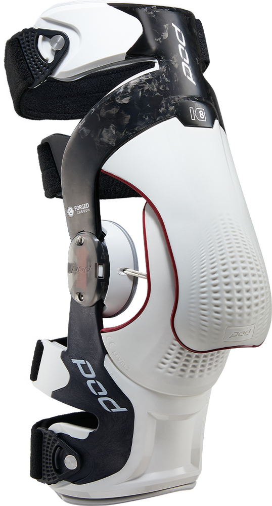 Pod 664-0490M K830-CLT-RT-MD K8 3.0 KNEE BRACE CARBON (RT) CARBON/WHITE MD
