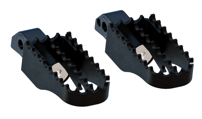 Burly Brand MX Style Style Foot Pegs Passenger Black - B13-1201B Honda Rebel / CMX1100T Rebel / Rebel 1100 2021-2025