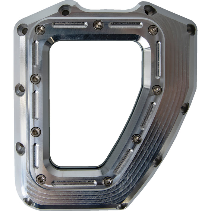 TRASK 0940-1848 TM-017R Assault Series Cam Cover - Raw Machined - Twin Cam