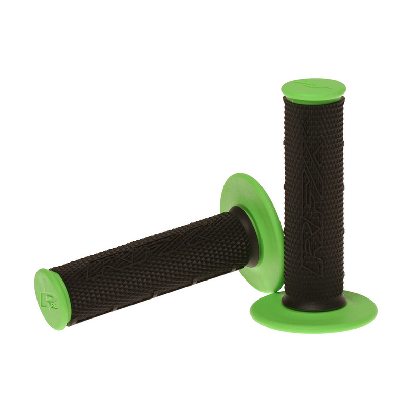 Rfx 739-0784 FXHG 20100 99GN DUAL COMPOUND GRIPS GREEN WITH BLACK CENTER