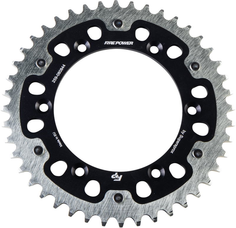 Fire Power Rear Sprocket Hybrid 44T Black SIL - FPH-808-44-BLK Kawasaki 400 / KLX400R 2003