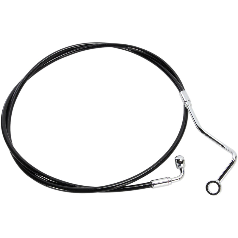 Magnum Shielding XR Stainless Upper Brake Line Black For Harley Softail 2015-2017