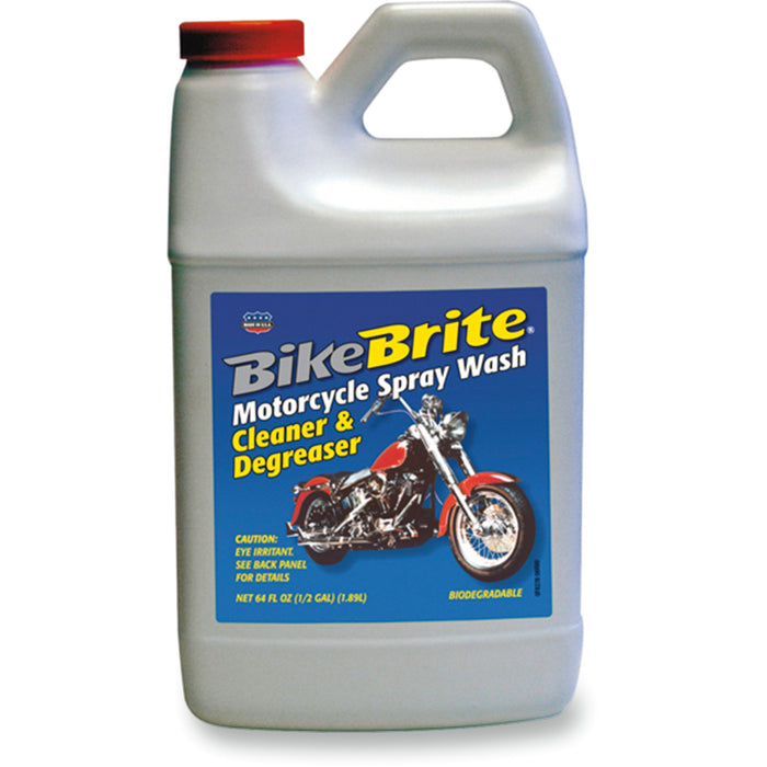 BIKE BRITE DS-700031 MC44R Spray Wash Cleaner and Degreaser Spray Wash - 64 US fl oz. - Refill - Bottle