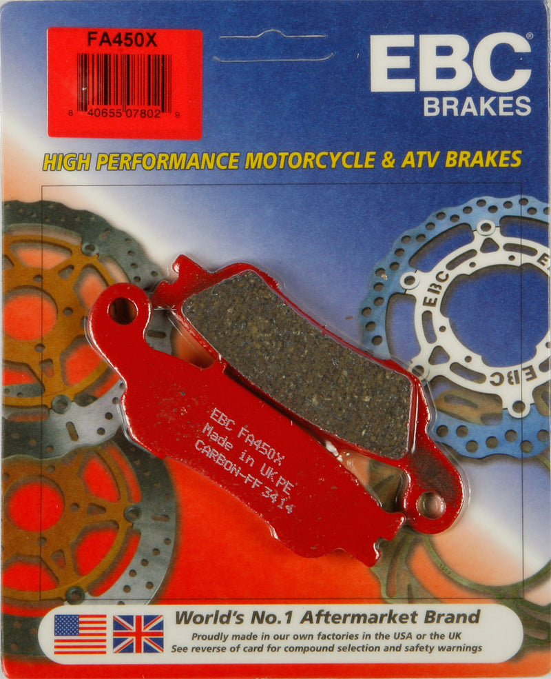 EBC Brake Pads - FA450X Yamaha Dirt Bikes 2007-2020