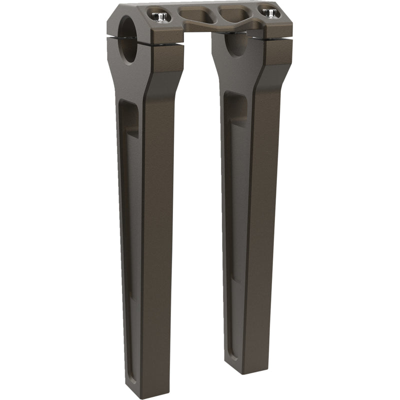 LA CHOPPERS 0602-1445 LA-7480-10Z Performance Risers - Straight - 10" x 1-1/4" - Bronze