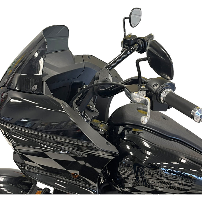 FAT BAGGERS INC. 0601-6329 903008-B 1-1/4" EZ Install Round Top Handlebar - Rounded Top - 8" - Black