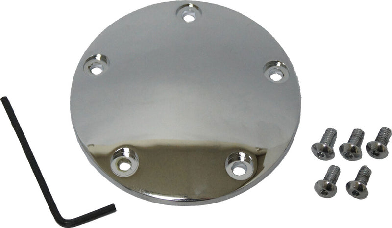 Harddrive Point Cover Chrome - 37-035 For Harley Motorcycles 1999-2017