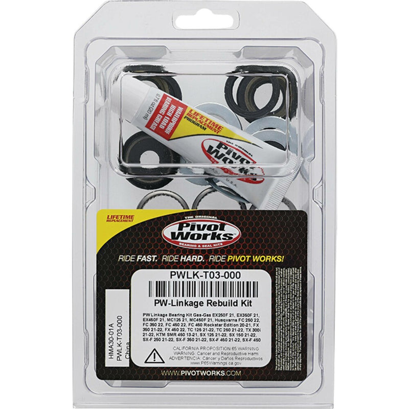 Pivot Works Linkage Rebuild Kit - PWLK-T03-000 KTM Dirt Bikes 2020-2022